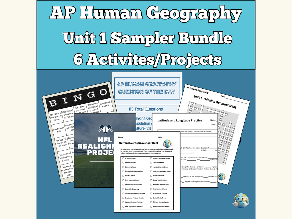 free ap human geography activities