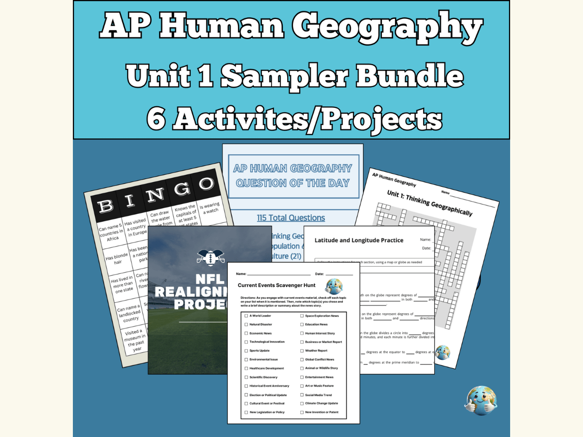 free ap human geography activities