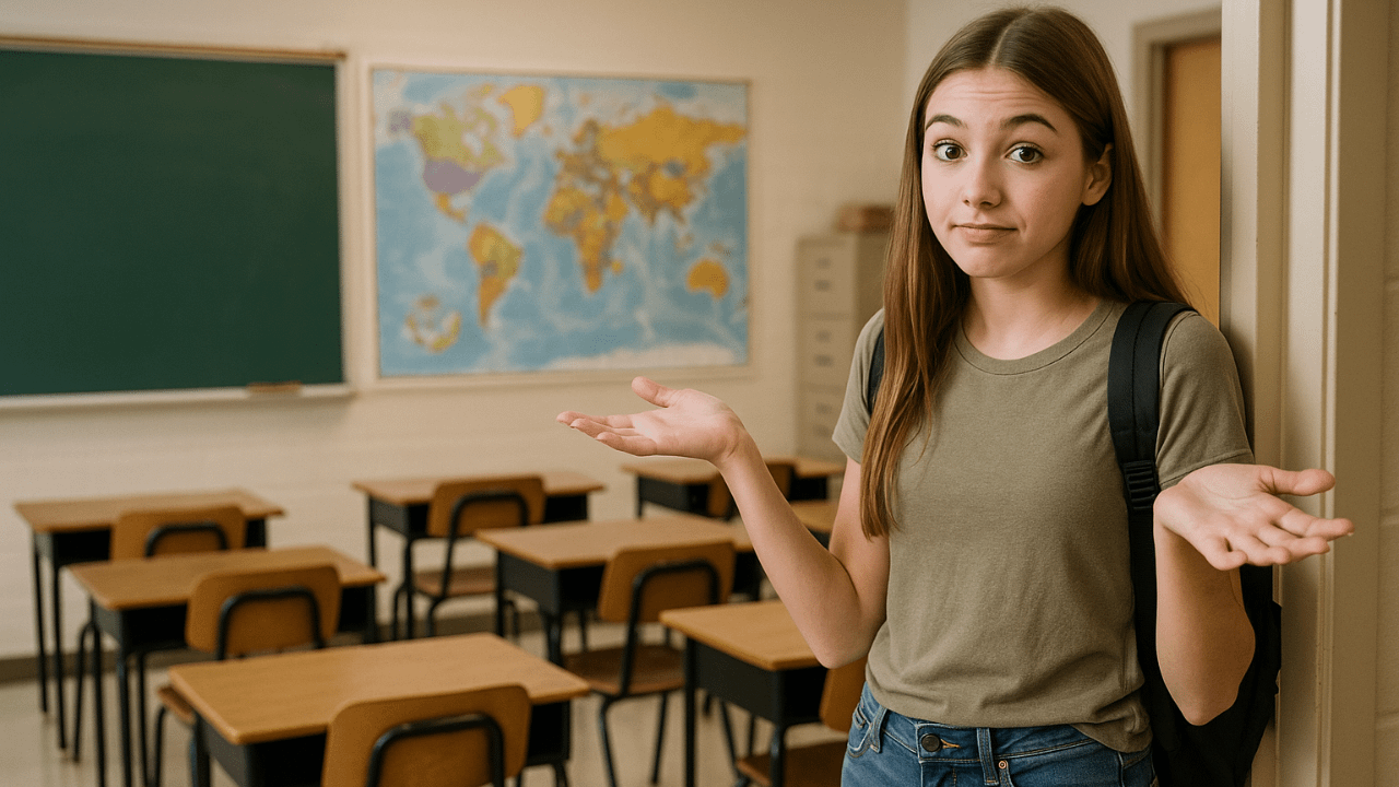 Student contemplates taking AP Human Geography or not.